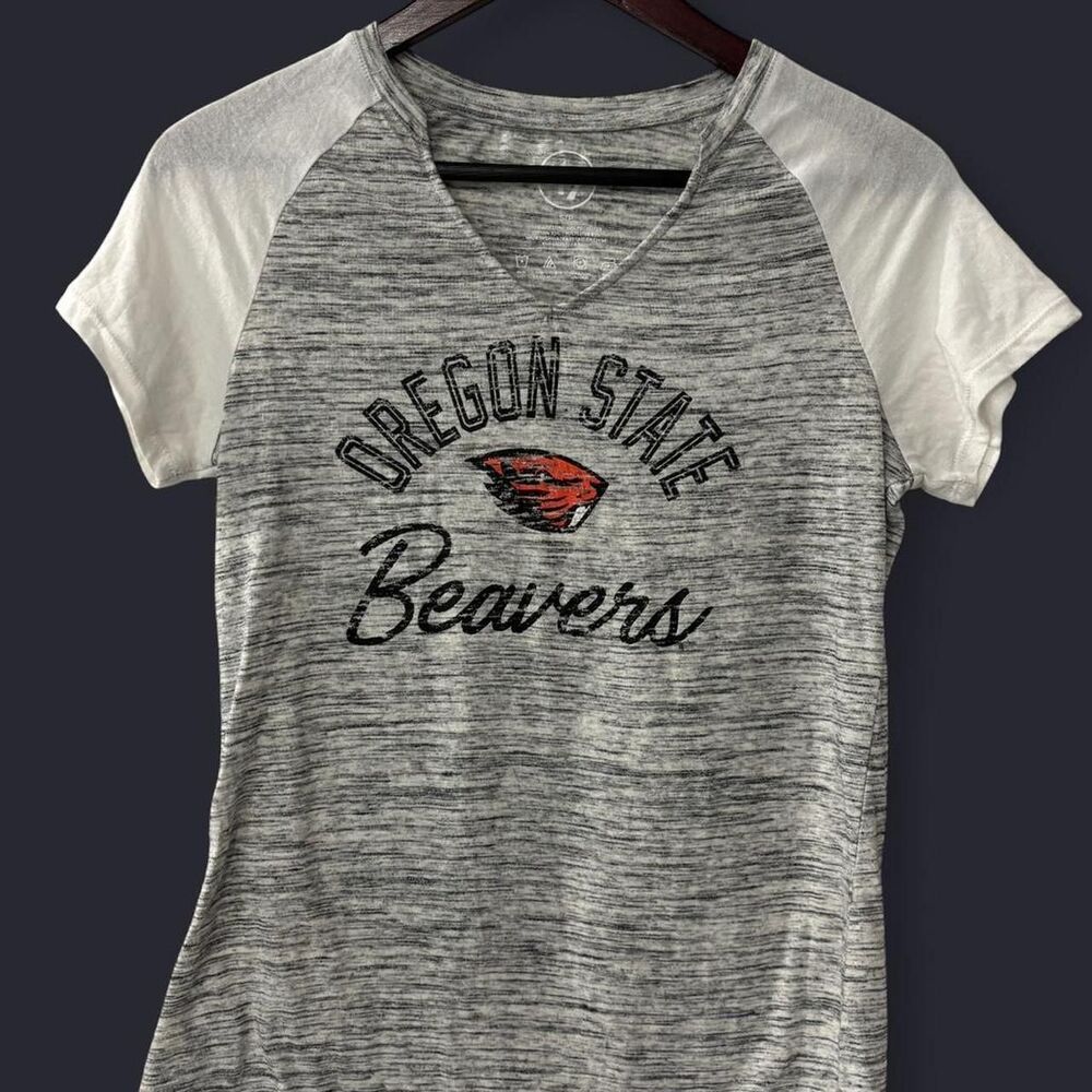 47 Women's Grey T-shirt - Picture 1 of 5